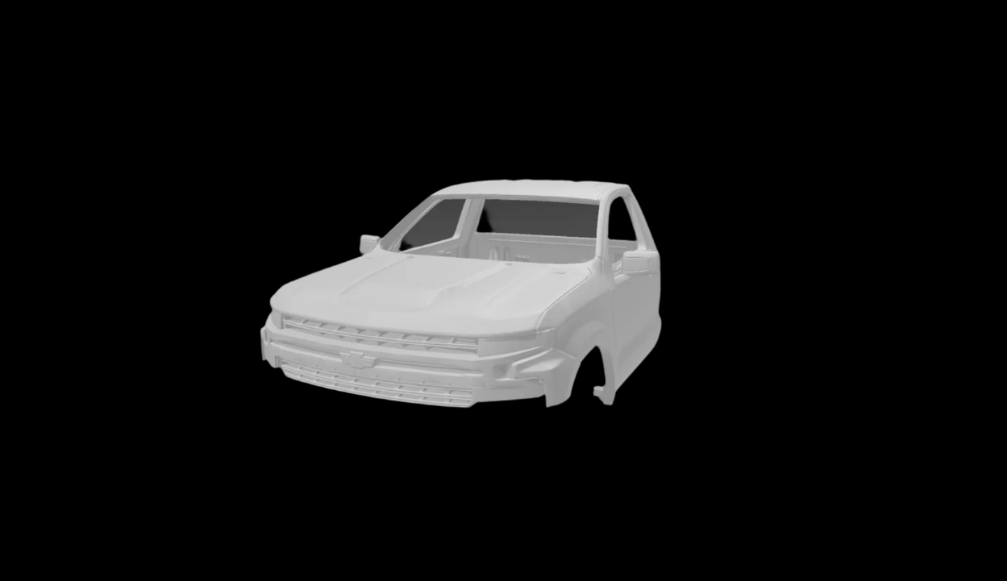 1/10 3D Printed Silverado single cab