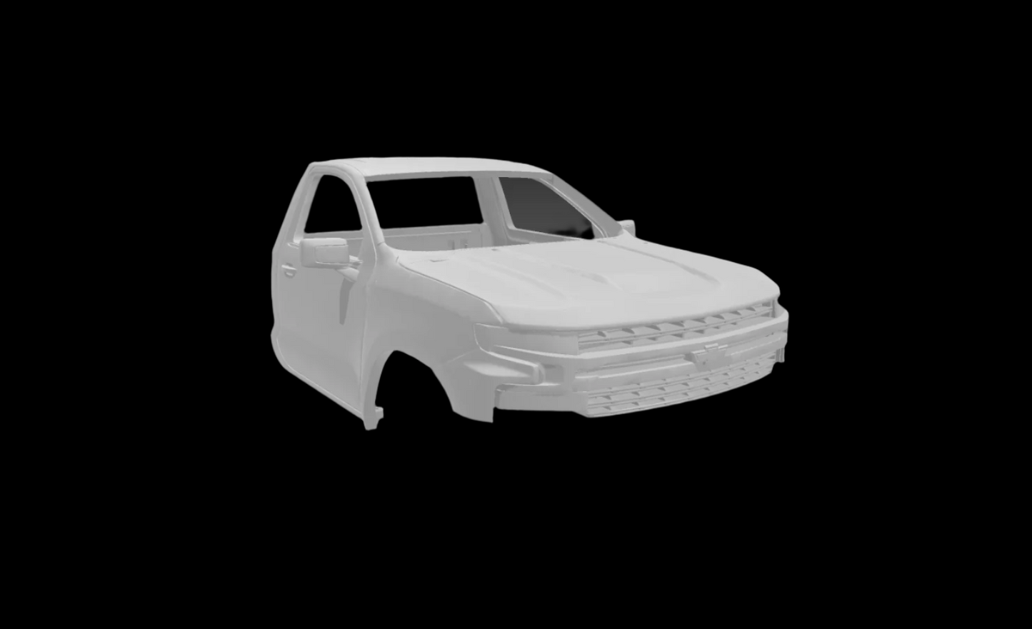 1/10 3D Printed Silverado single cab