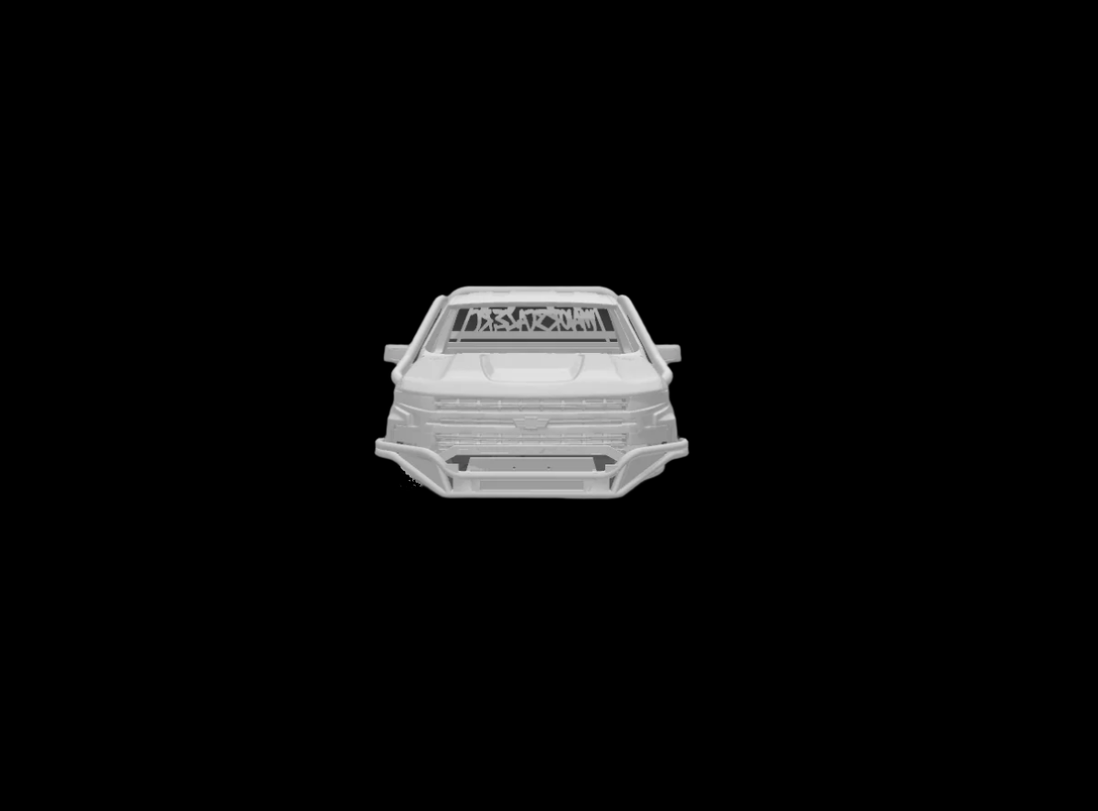 1/10 3D Printed Silverado single cab