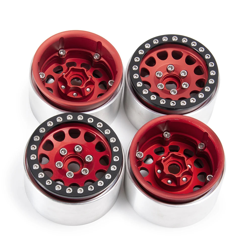 4PCS 1.9" Beadlock Wheels for 1/10 RC Crawler