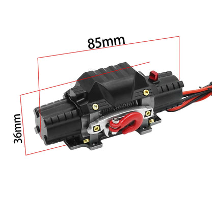 RC Metal Double Motor Winch For 1/10 RC Crawler