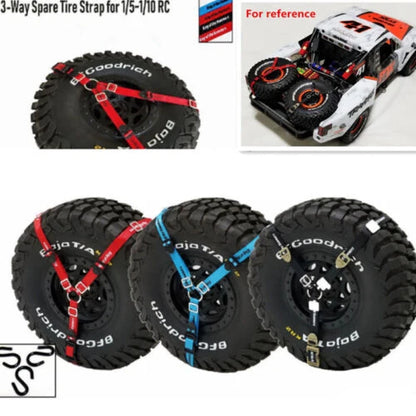 1/10 Spare Tire Strap RC 3-Point Crawler