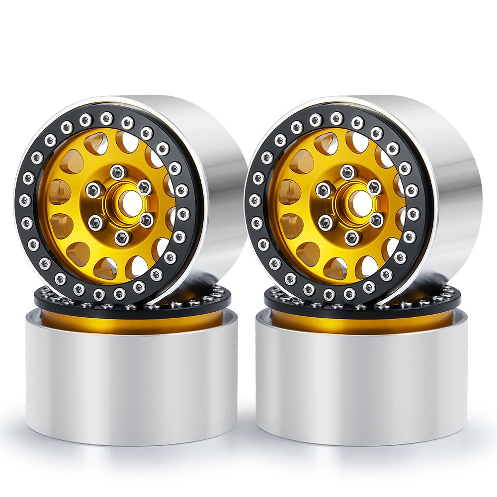 4PCS 1.9" Beadlock Wheels for 1/10 RC Crawler