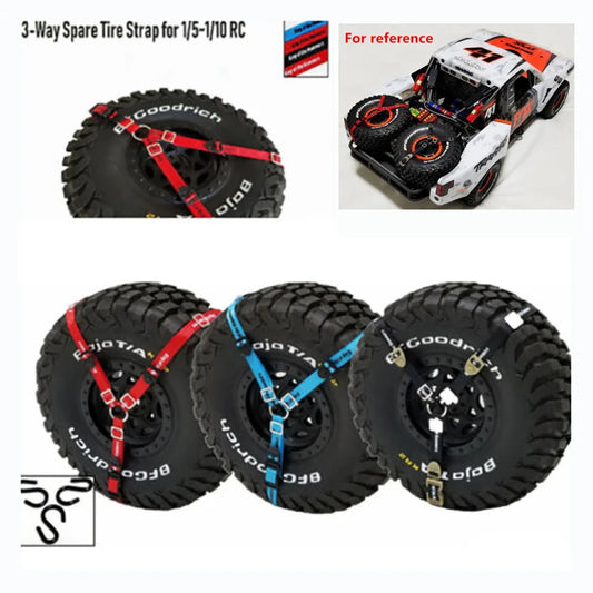 1/10 Spare Tire Strap RC 3-Point Crawler