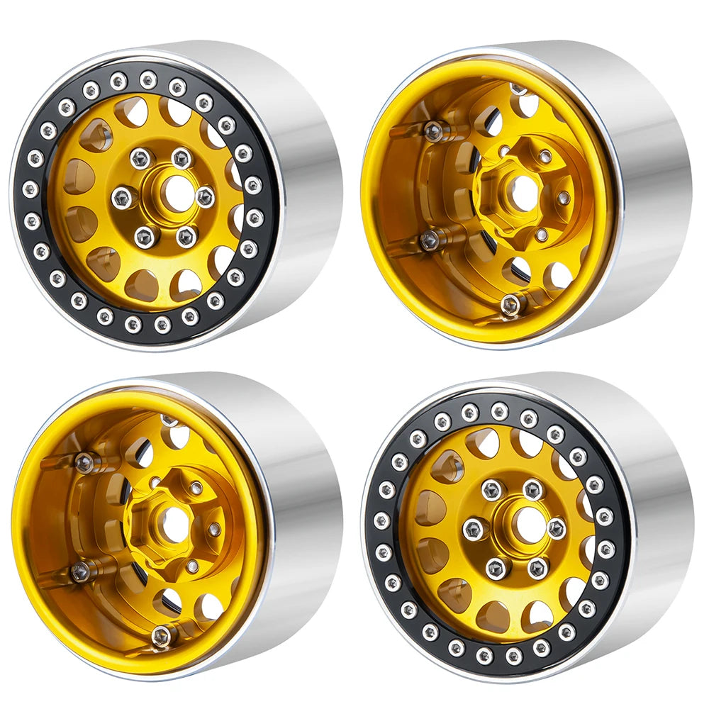 4PCS 1.9" Beadlock Wheels for 1/10 RC Crawler