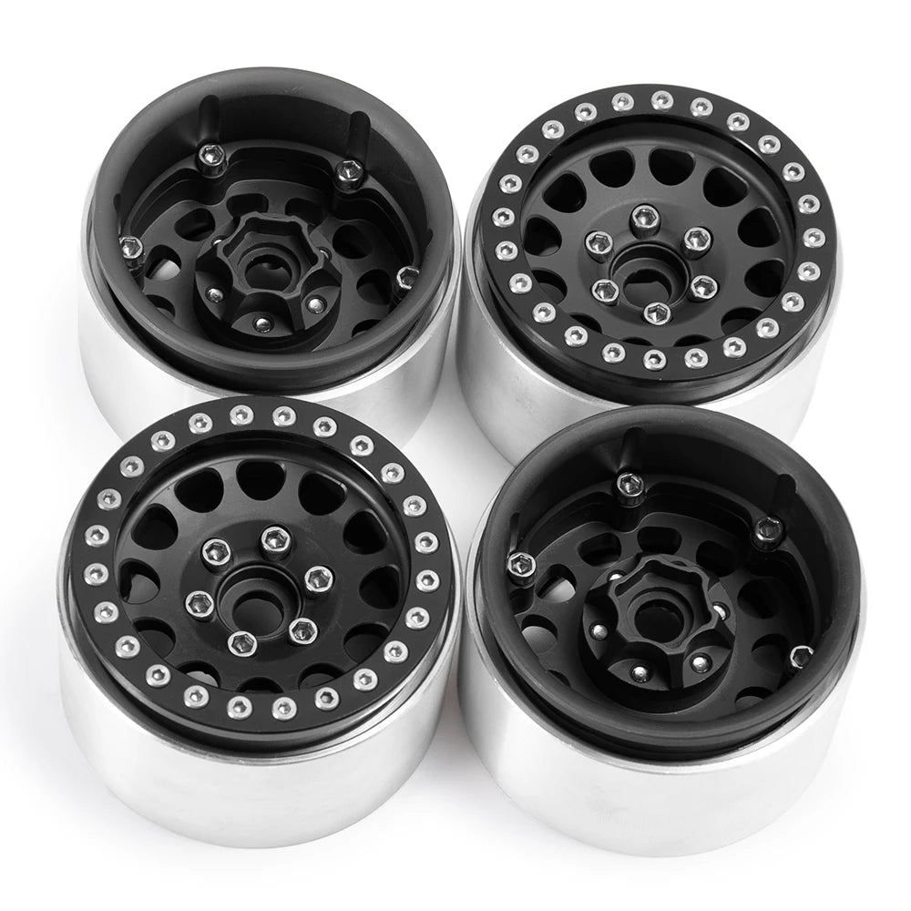 4PCS 1.9" Beadlock Wheels for 1/10 RC Crawler