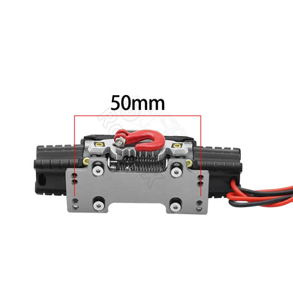 RC Metal Double Motor Winch For 1/10 RC Crawler