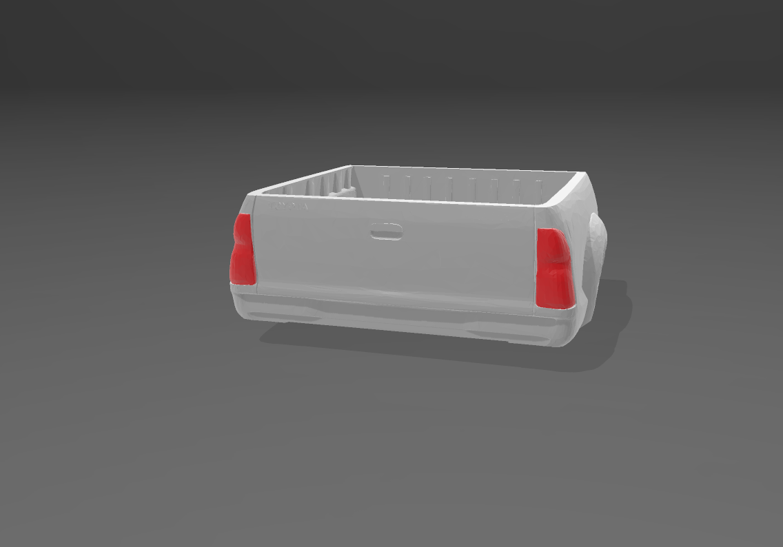 1/10 3D Printed dualcab n70 tub