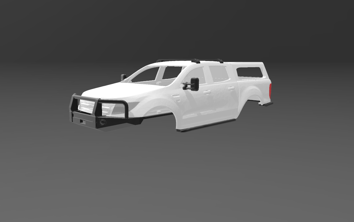 1/10 3D Printed px1 ranger dual cab