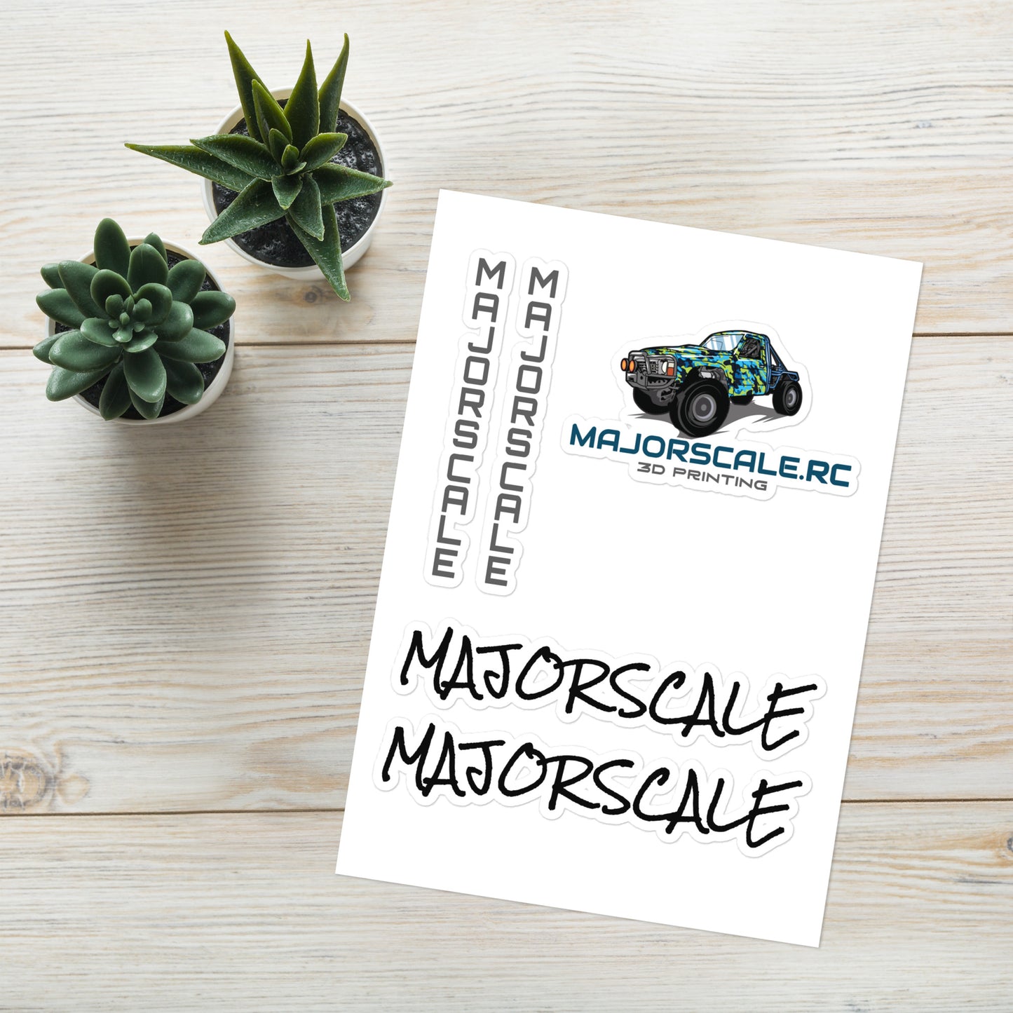 majorscale Sticker sheet