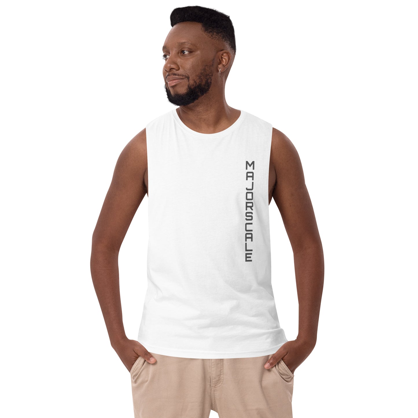 Men’s drop arm tank top