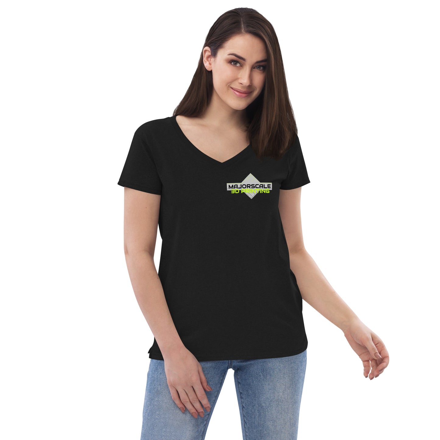 Women’s recycled v-neck t-shirt