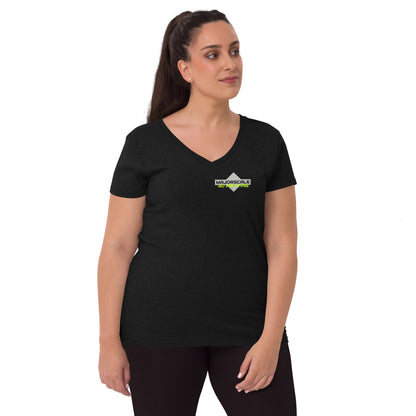 Women’s recycled v-neck t-shirt