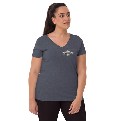 Women’s recycled v-neck t-shirt