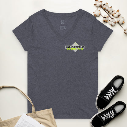 Women’s recycled v-neck t-shirt